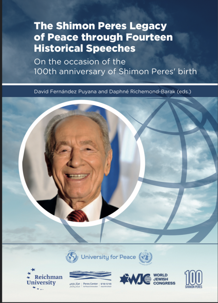 The Shimon Peres' legacy on peace through fourteen historical s