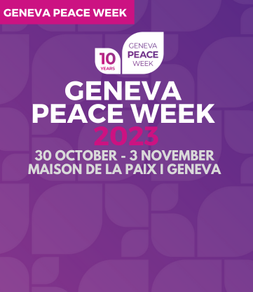 Semaine de la paix à Genève 2023