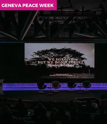 Projection pour la paix : Nous pardonnons mais nous n'oublions pas
