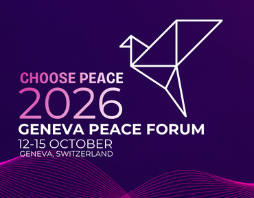 Save the Date: Geneva Peace Forum 2026